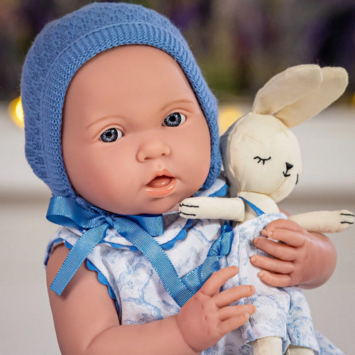 17 in. All-Vinyl Baby Doll Set with Accessories F14543