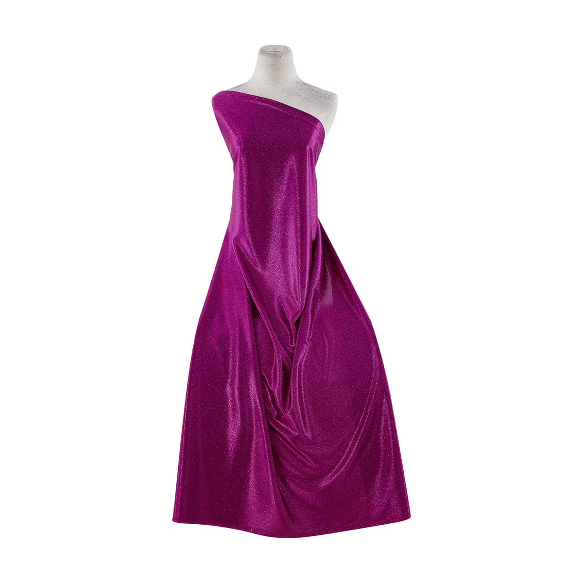 Magenta Glitter Slinky Knit Fabric by the Yard Q969509