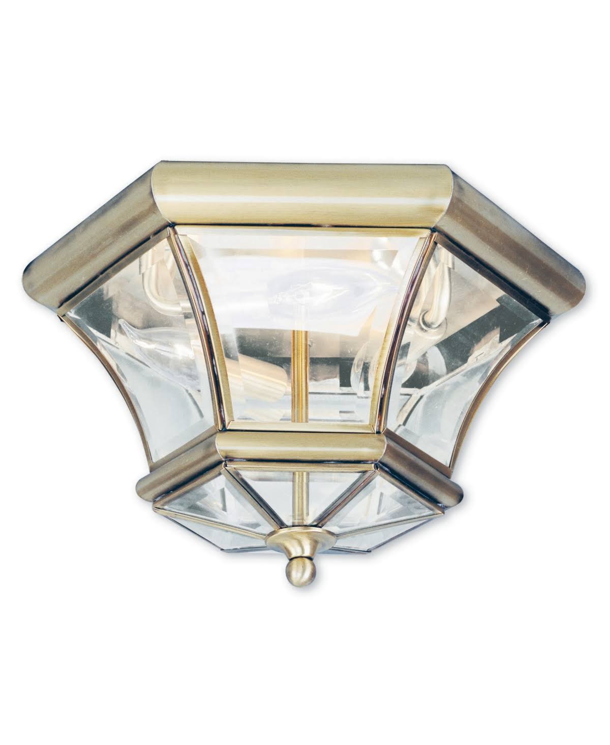 Brushed Nickel 3 Light Ceiling Mount R473