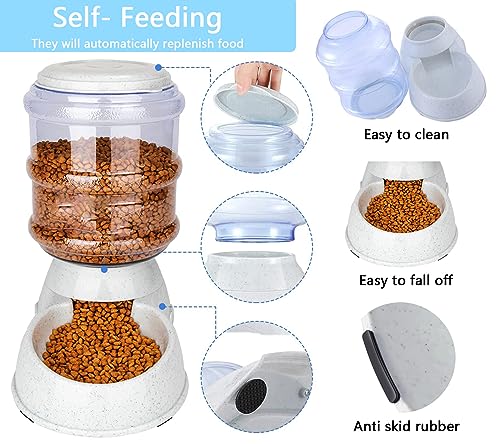 3 Gallon Gravity Automatic Dog Cat Feeder Y448