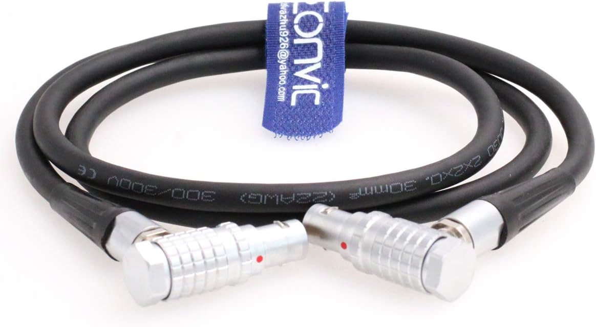 Right Angle 6pin Female Power Cable for Camera Z538657