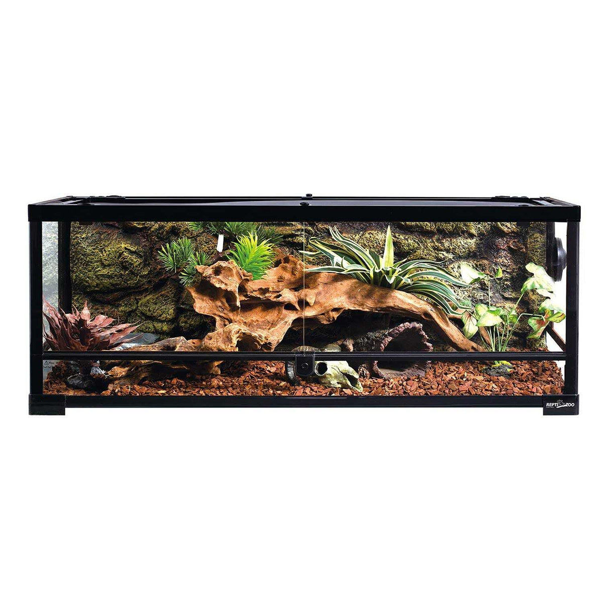 Glass Terrarium with Double Hinge Door 36 inch x 18 inch x 12.6 inch E681115