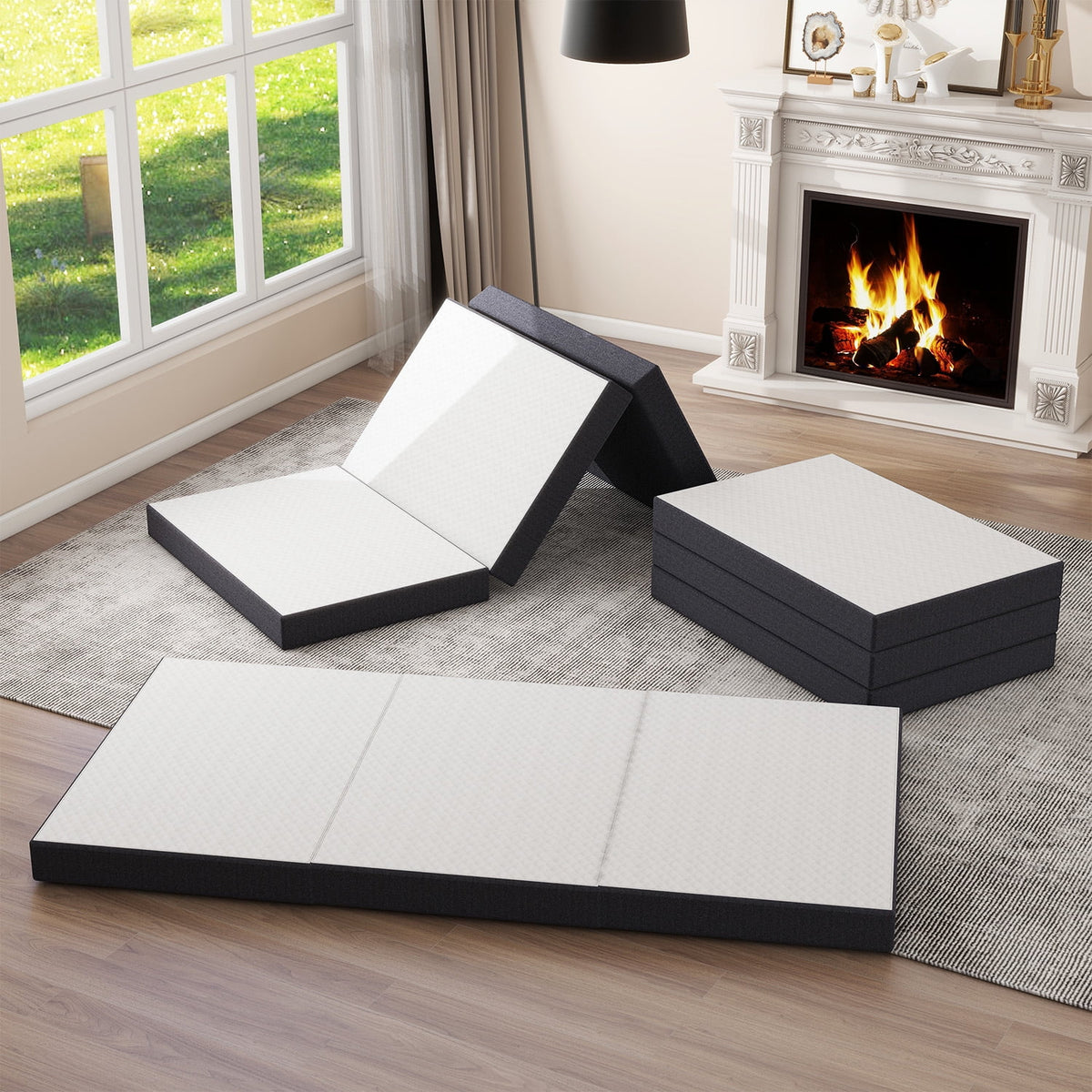 Memory Foam Tri-fold Mattress Full Size A9797