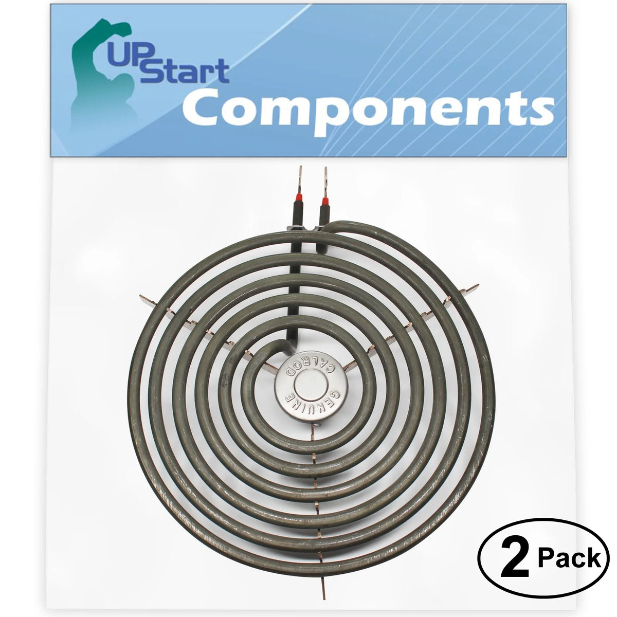 2-Pack 8 inch 6 Turns Surface Burner Element for Range Stove Cooktop Z8224