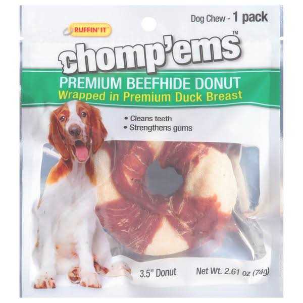 Beefhide Donut with Duck W26102