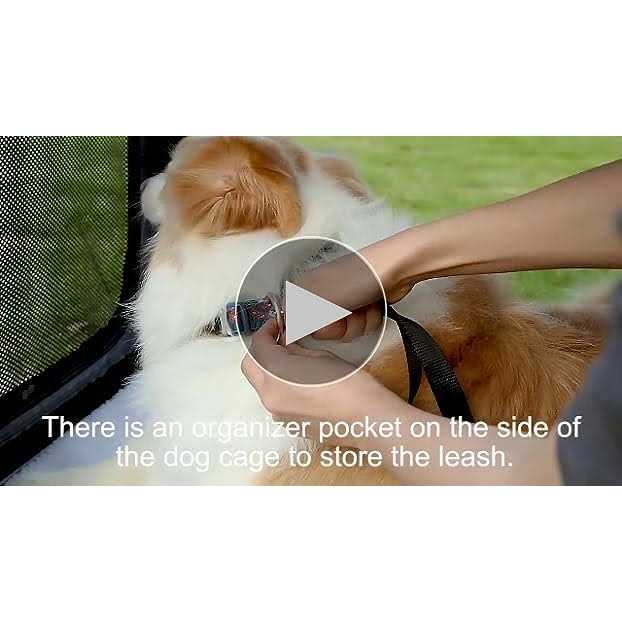 Collapsible 4-Door Soft Dog Crate X5044
