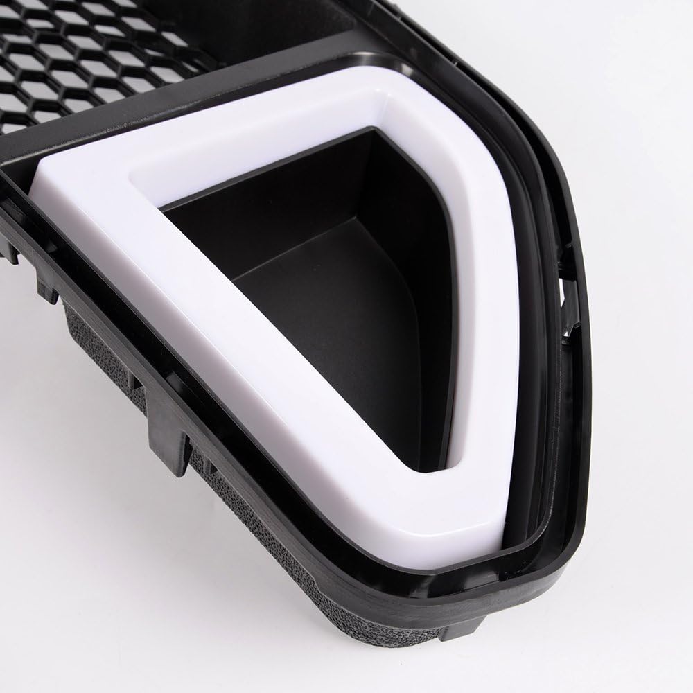 Front Bumper Hood Grill Grille With White DRL LED Light K180545