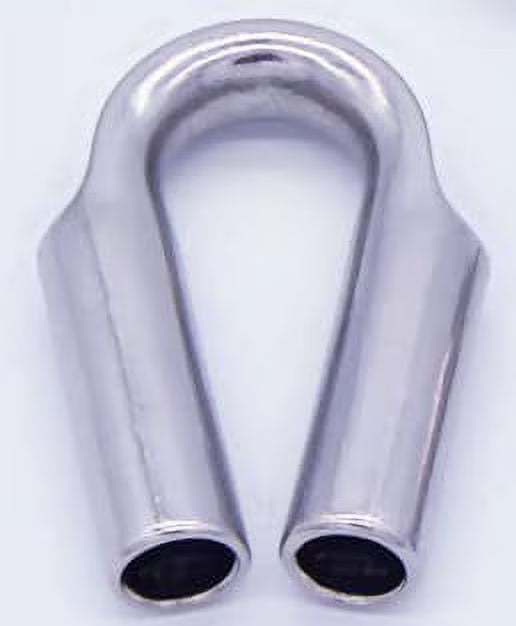 Wire Rope Tube Thimble 316 Stainless Steel 14mm 10-Pack Q27095