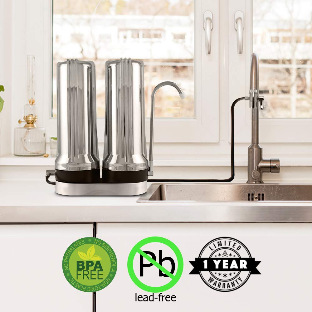 Countertop Carbon Mineral pH Alkaline Water Filter J887059