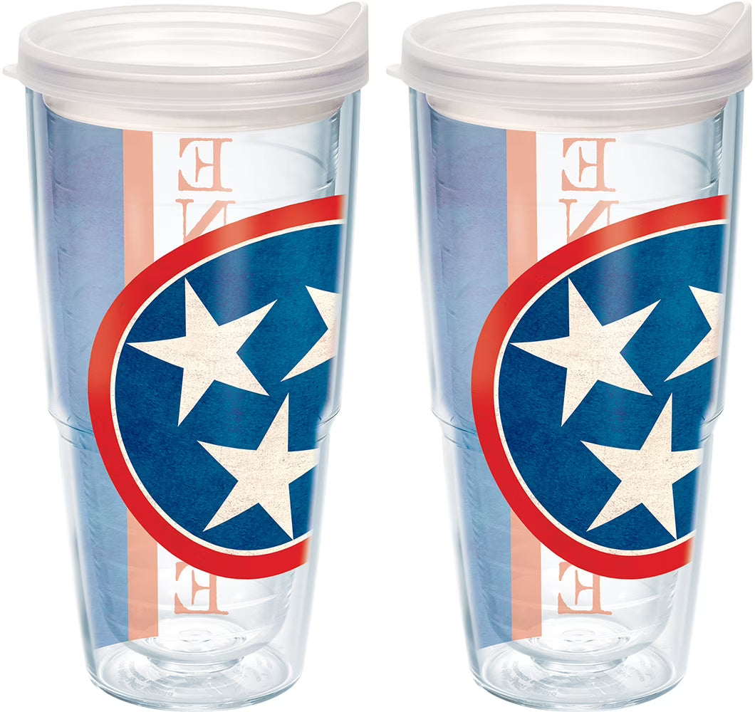 24oz 2pk Double Walled Insulated Tumbler Travel Cup E6055
