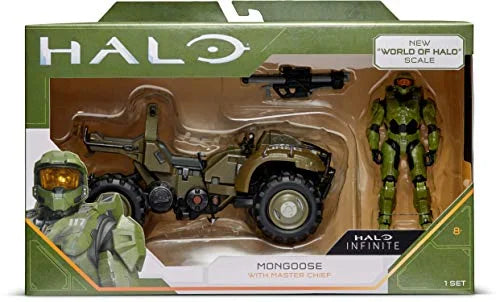 4" Figure & Vehicle - Mongoose with Master Chief Y64191