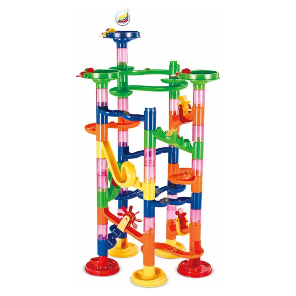 74 Piece Marble Run Coaster Maze Toy Q524788