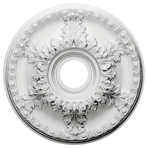 18x22OD x 3 1/2x22ID x 2 1/2x22P Hand-Painted Copper Penny Ceiling Medallion R241061