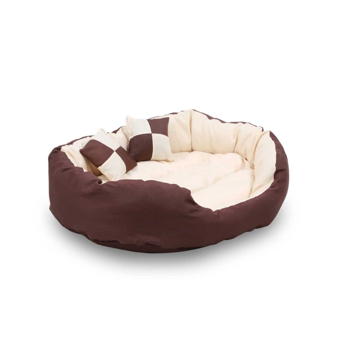 Oval Bolster Cat Dog Bed K5623