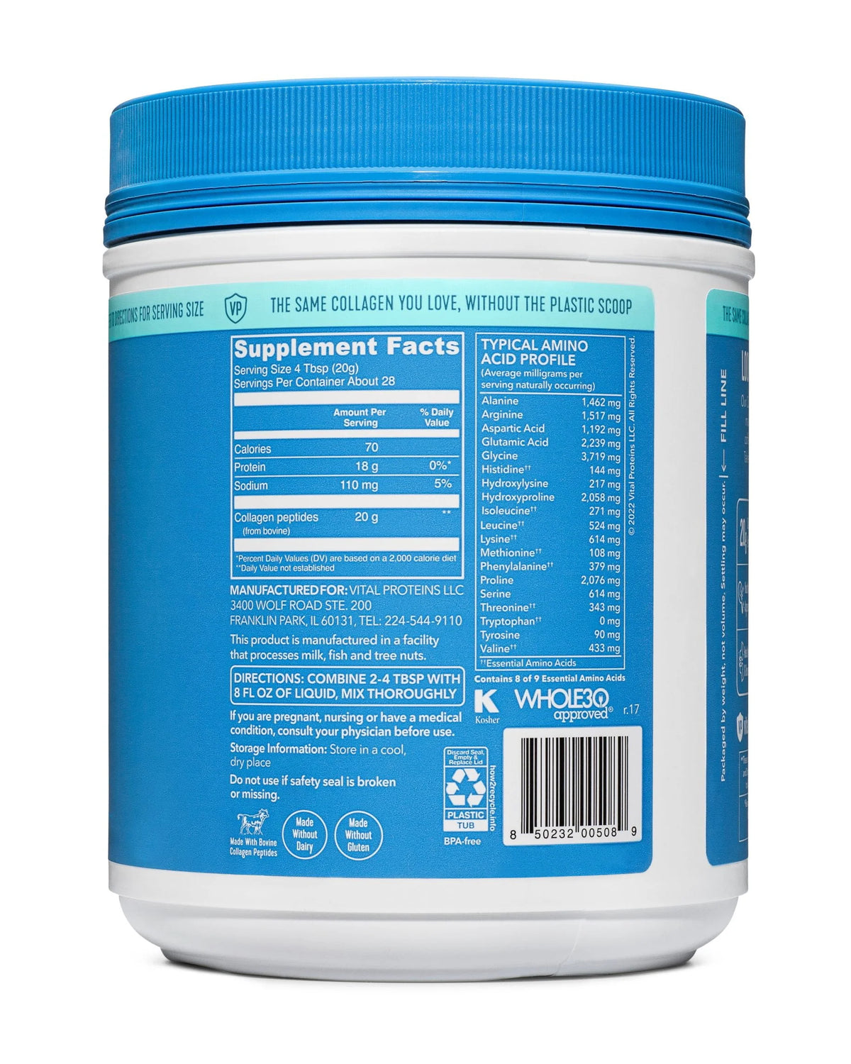 Collagen Peptides Powder 20 oz X3105