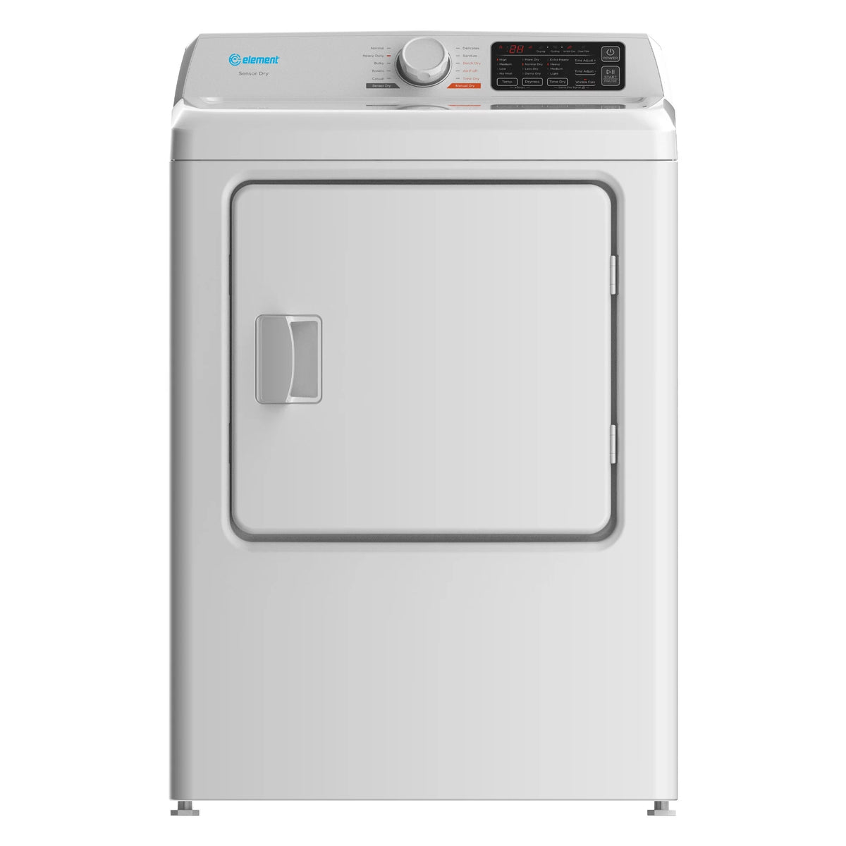 6.7 cu. ft. Front Load Gas Dryer in White Q87276