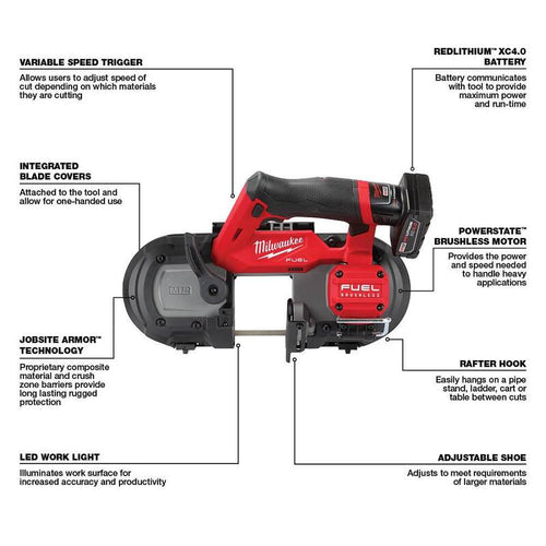 12V Cordless Compact Band Saw and Rotary Tool Kit G8951