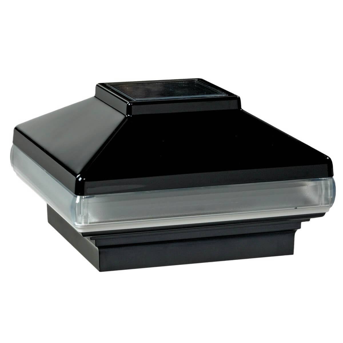 Black 4 x 4 x 4-In Post Cap N9776