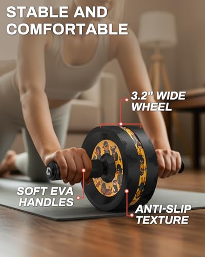 Ab Roller Wheel with Knee Pad L931