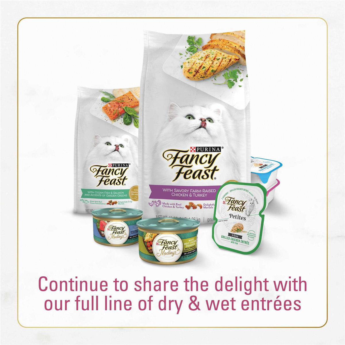 Dry Cat Food Filet Mignon Flavor with Seafood & Shrimp T63873
