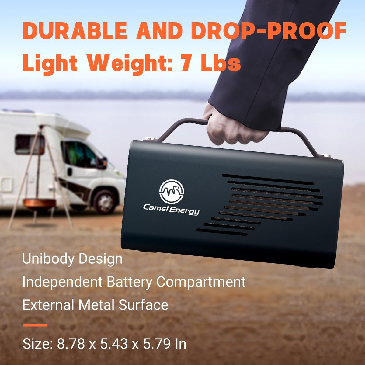Portable Power Station 230Wh 200W LiFePO4 Battery Backup AC Outlet PD 60W S932