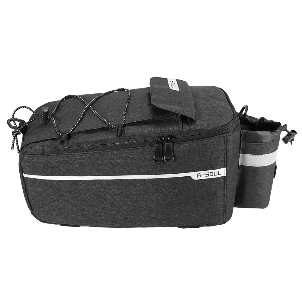 Insulated Trunk Cooler Bag Cycling Bicycle Rear Rack Storage Luggage Bag Reflective MTB Bike Pannier Bag Shoulder Bag E1286