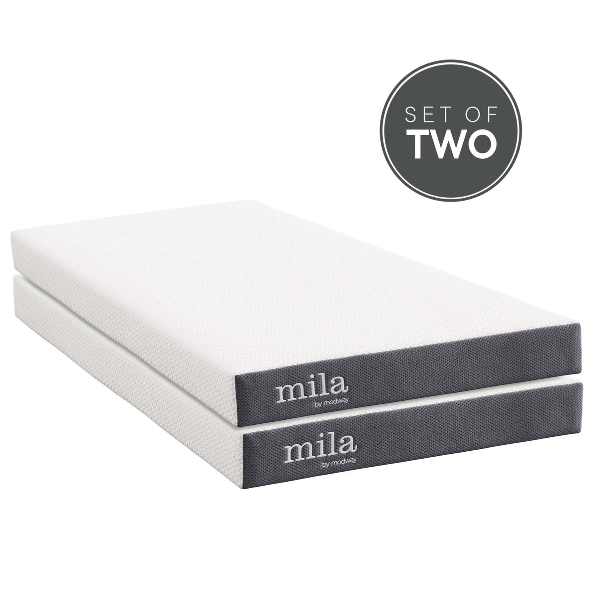 Twin Foam Mattress Set of 2 N892133