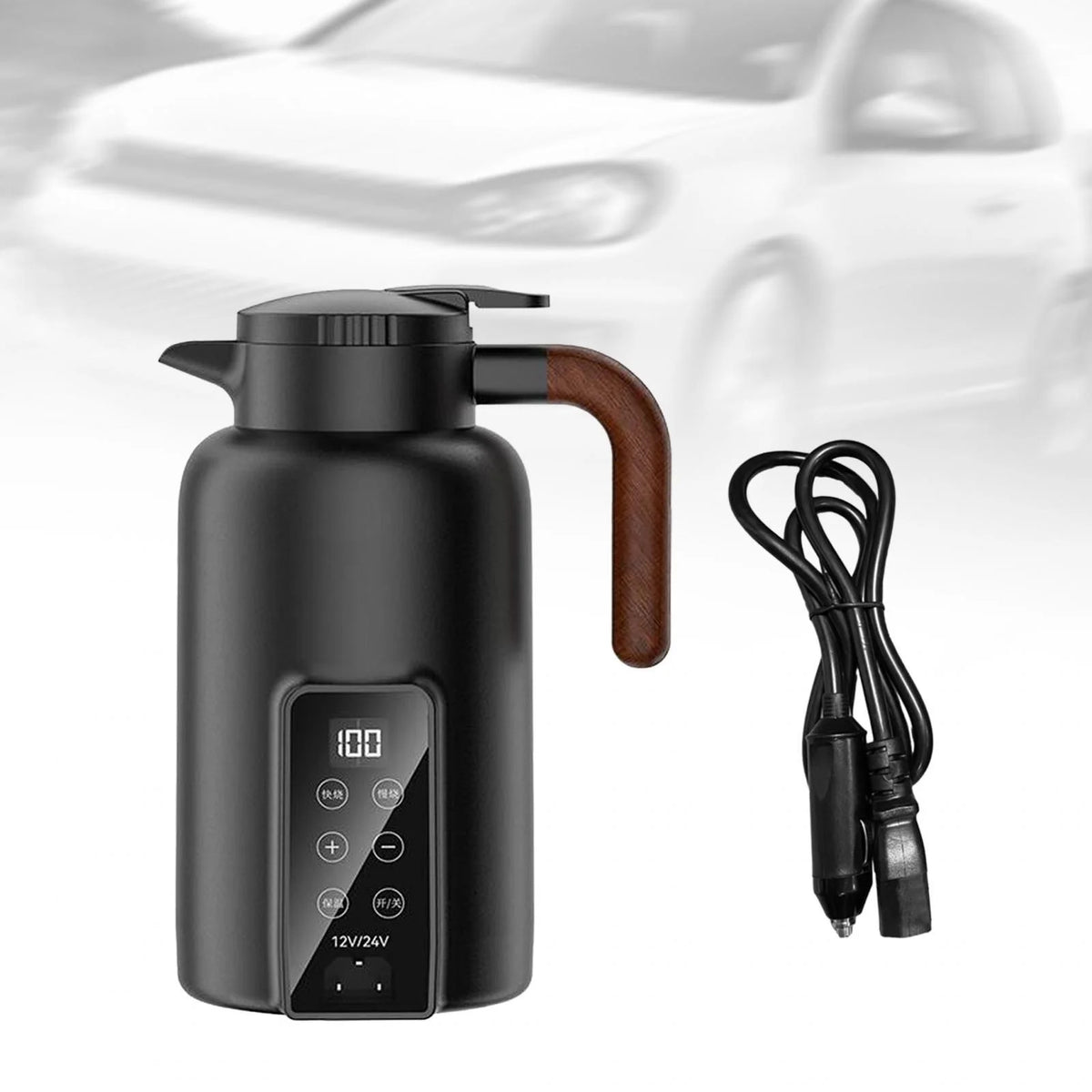 Black Car Heating Cup Electric Kettle Y18863