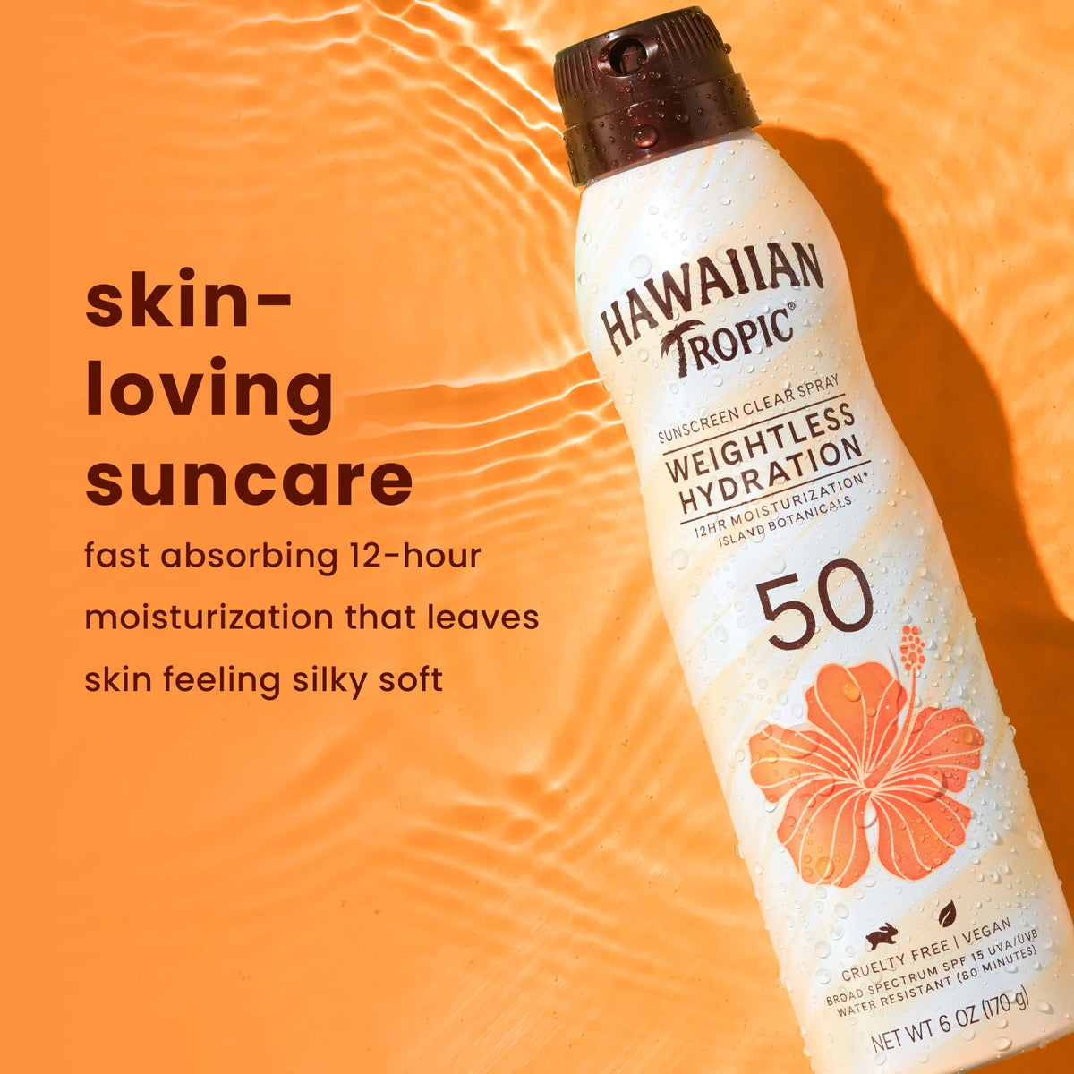 Clear Spray Sunscreen SPF 50, 6oz I770