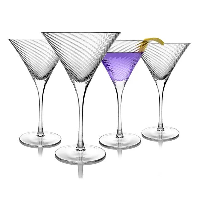 Clear Martini Glass Set of 4 E498