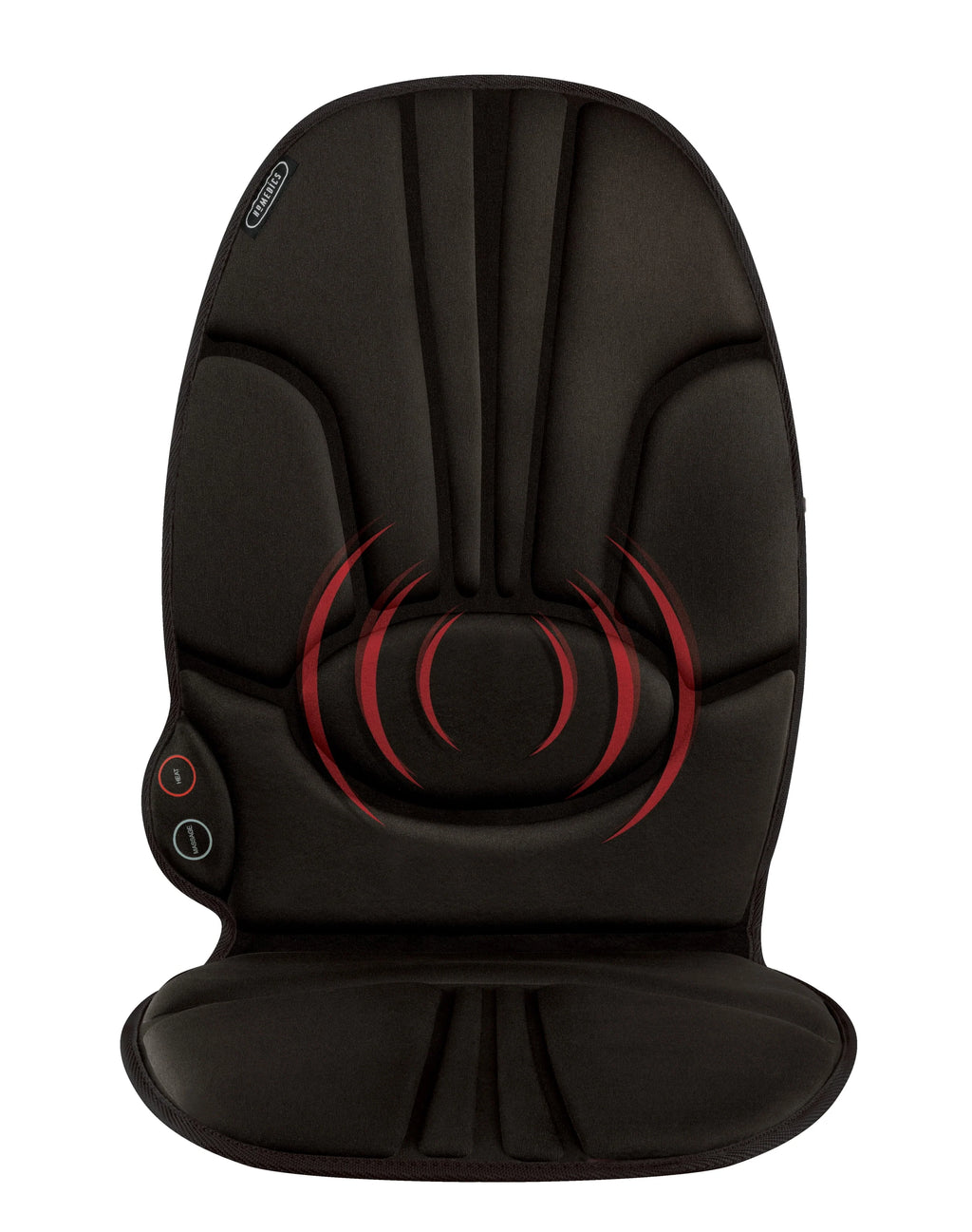 Black Portable Seat Cushion Massager with Heat O52899