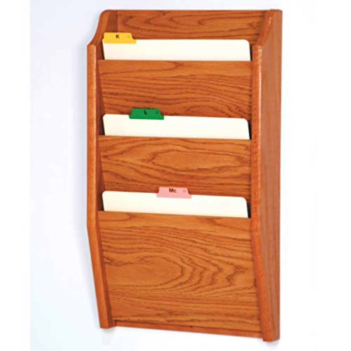 Wooden 3 Pocket Letter Size File Holder C627004