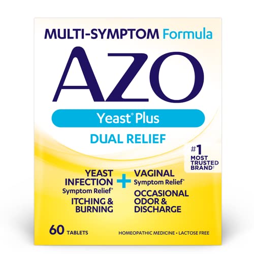 Yeast Infection Symptom Relief Tablets 60 Count V6688