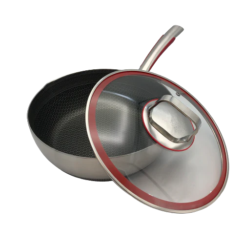 30cm Wok with Glass Lid L911239