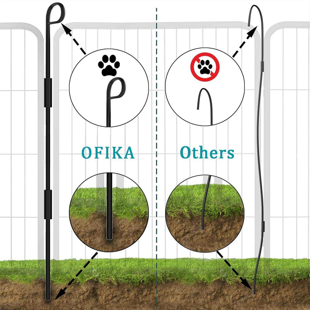 Heavy Duty Metal Dog Playpen 32 Width K94445
