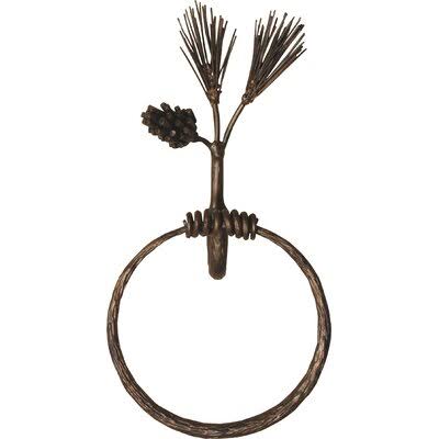 Black Wall Mounted Towel Ring I618