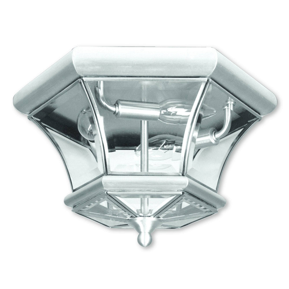 Brushed Nickel 3 Light Ceiling Mount R473