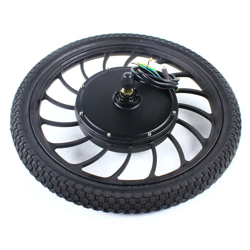 20" E-Bike Front Rear Wheel Conversion Kit Brushless Gearless Hub Motor G4682