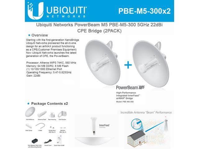 5GHz Outdoor Bridge 2-Pack A95556