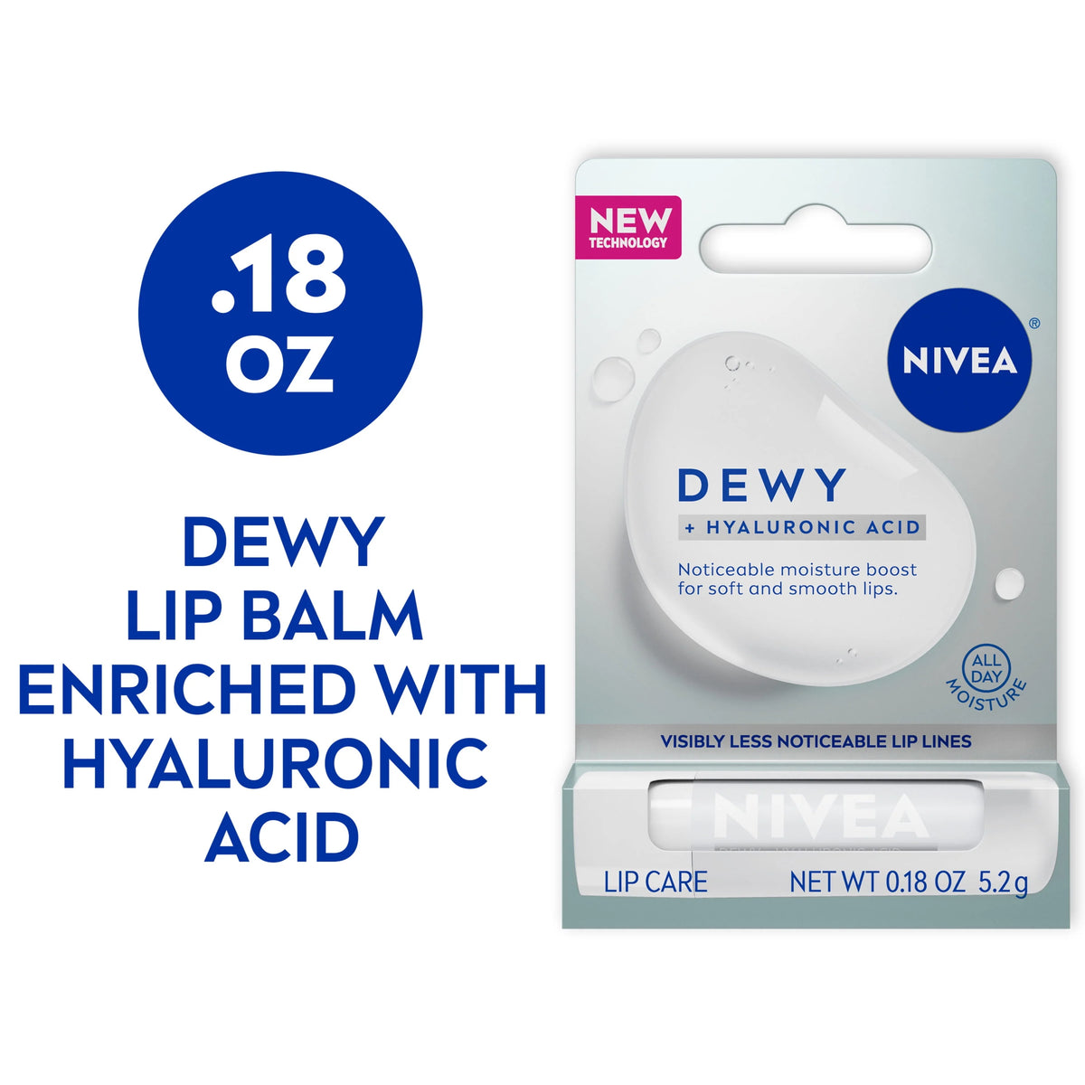 Hyaluronic Acid Lip Balm, 0.18 oz J498