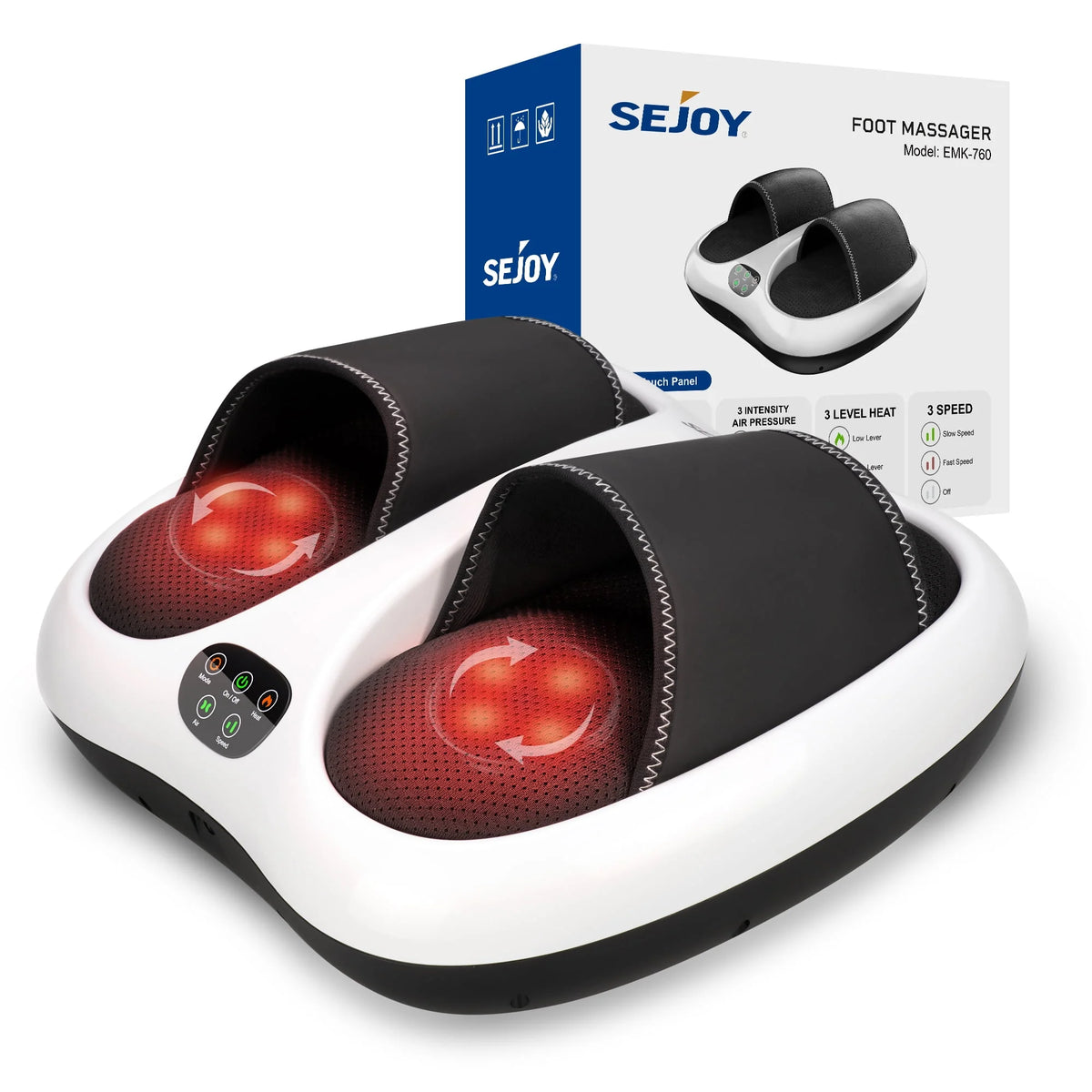 Shiatsu Foot Massager with Heat & Air Compression V899722