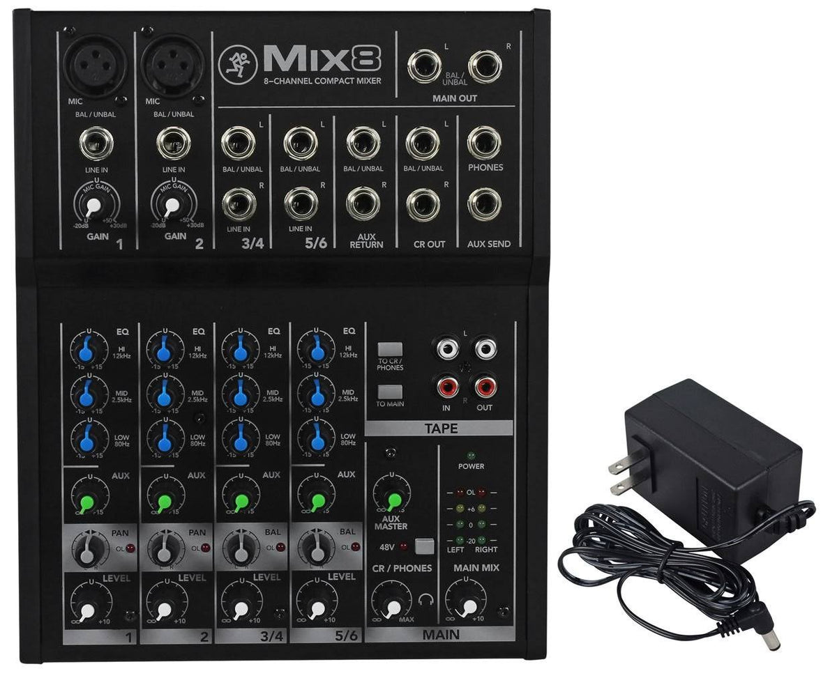 8 Channel Compact Mixer G802