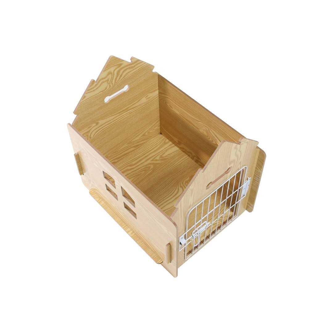 Wooden Pet House with Roof and Lockable Door R2563