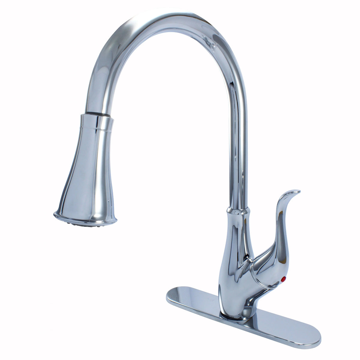 Single Handle Kitchen Sink Faucet with Pull Down Sprayer Chrome A730207