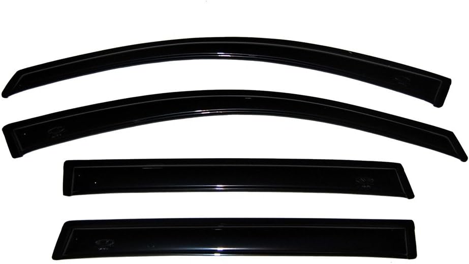 Chrome Side Window Deflector, 4-Piece Set O1560