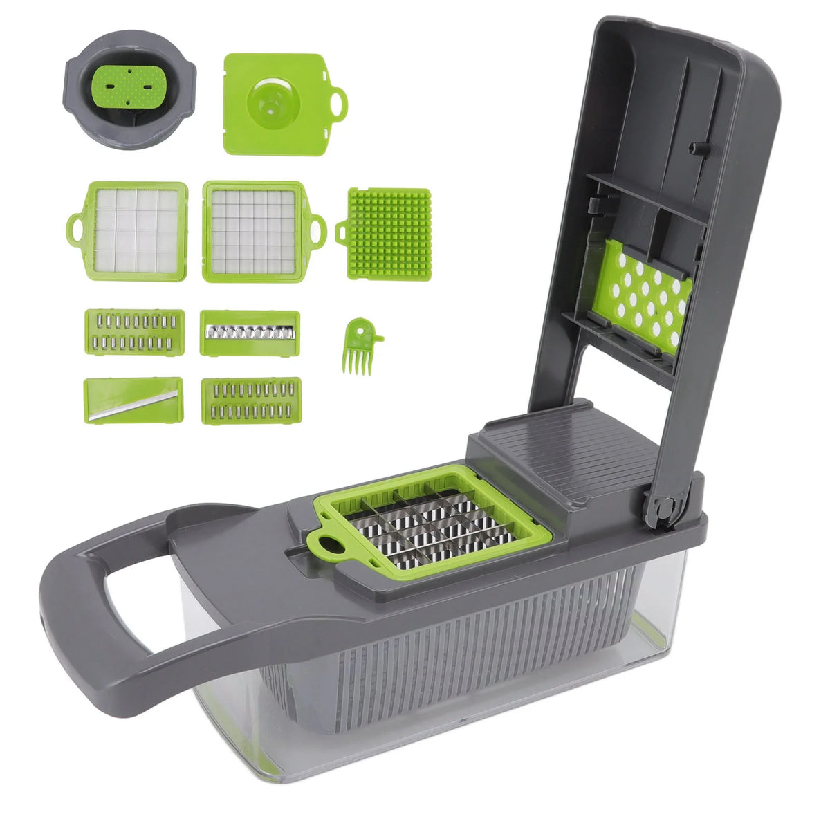 Veggie Chopper with 6 Blades Garlic Grinder Food Chopper S5183