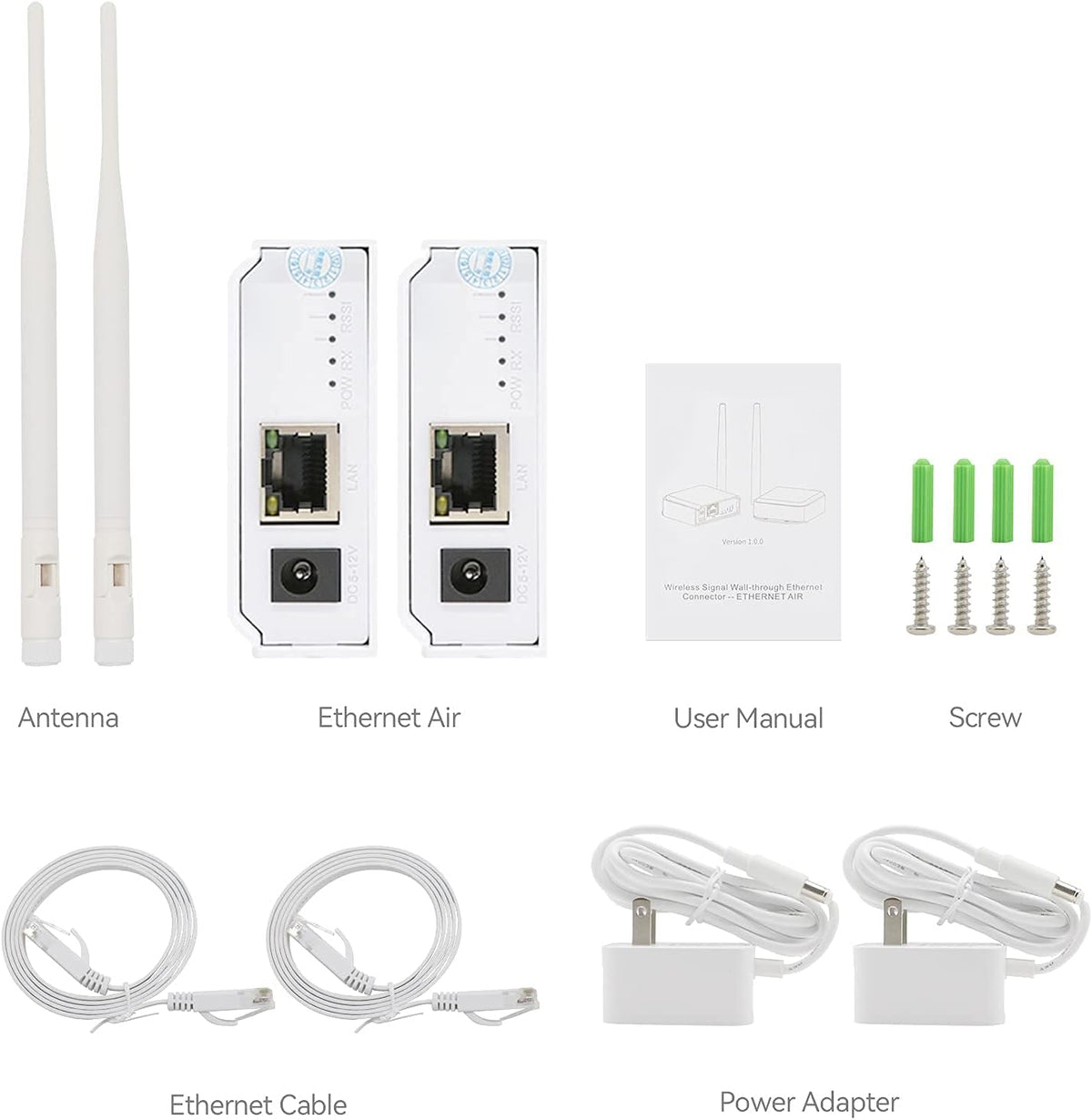 1000M WiFi Signal Extender Wireless Bridge Router W1334