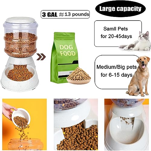 3 Gallon Gravity Automatic Dog Cat Feeder Y448