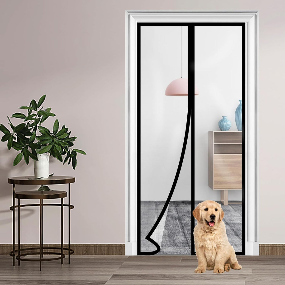Magnetic Thermal Insulated Door Curtain, Fits Doors Up to 34" x 80" U44416