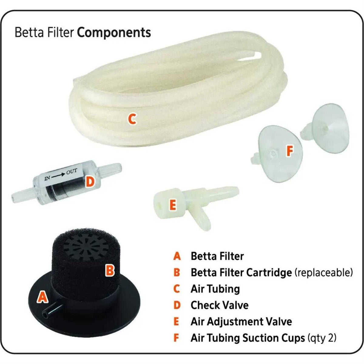 Betta Filter with Volcano O5964